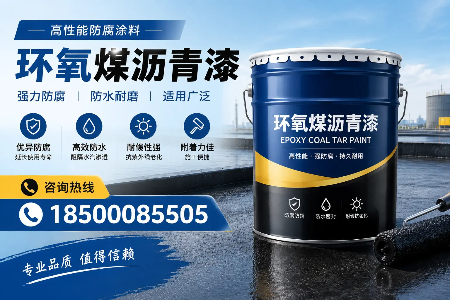 环氧煤沥青漆的主要成分与功能，昆玉用户深度了解