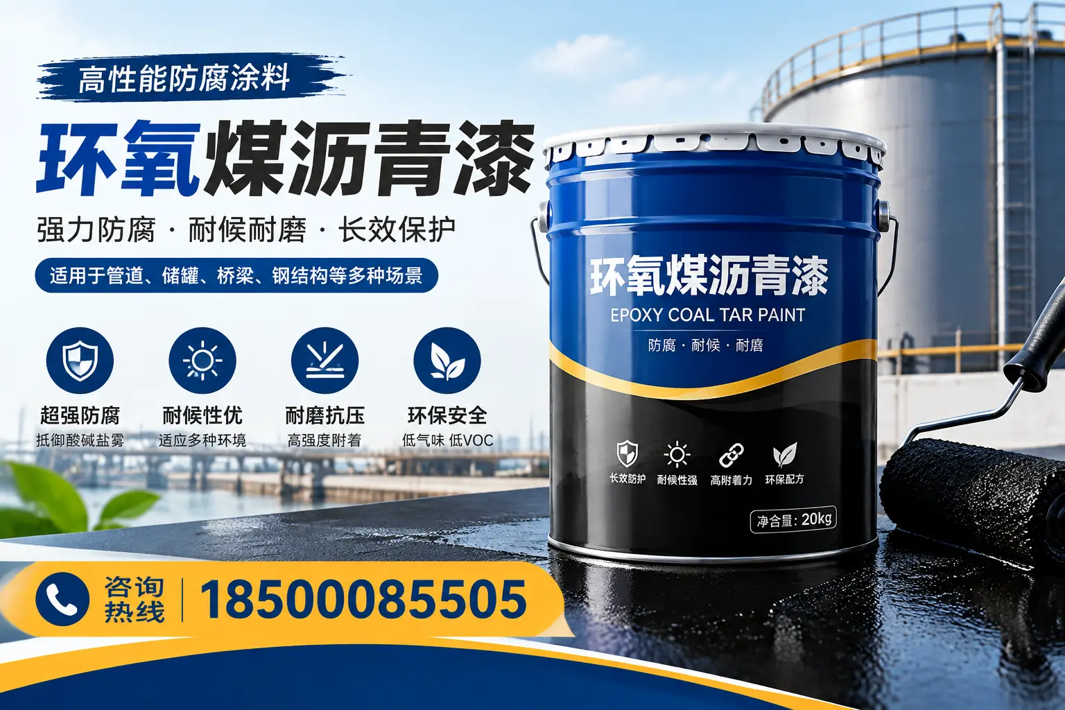 环氧煤沥青漆的施工步骤详解,昆玉装修必备知识